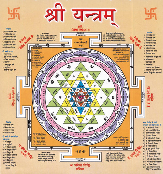 SHREE YANTRA OF INDIAN DIWALI FESTIVAL Wall Mural