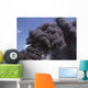 Rising Smoke from a Fire Wall Decal