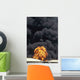Fire and Thick Black Smoke Wall Decal