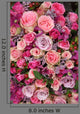 Purple and Pink Roses Wedding Arrangement Wall Mural