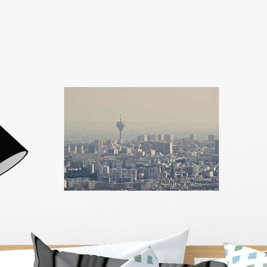 City Smog Pollution Wall Decal