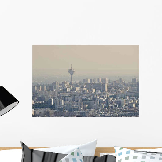 City Smog Pollution Wall Decal
