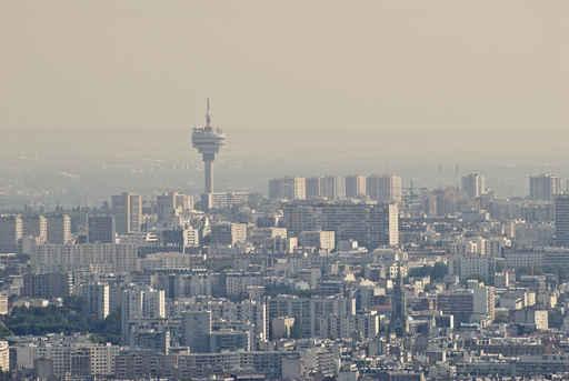City Smog Pollution Wall Decal
