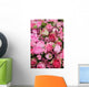 Mixed pink flower arrangement Wall Mural