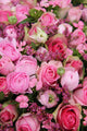 Mixed pink flower arrangement Wall Mural