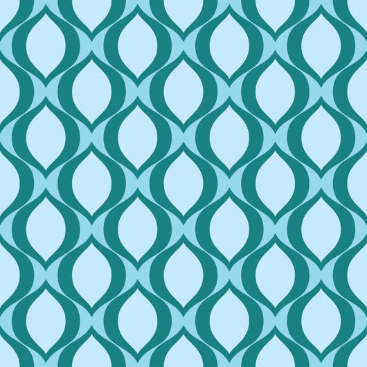 Seamless Abstract Eye Pattern Wall Decal