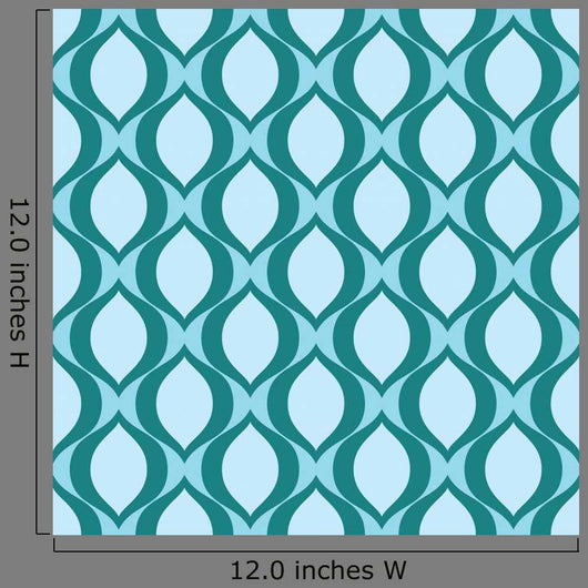 Seamless Abstract Eye Pattern Wall Decal