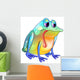 Colorful Sad Frog Wall Decal