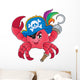 Pirate Crab Theme Image 1 Wall Decal