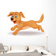 Cute Dog Running Wall Decal