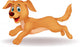 Cute Dog Running Wall Decal