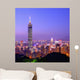 Taipei Taiwan Skyline Wall Mural
