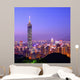 Taipei Taiwan Skyline Wall Mural