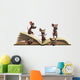 Mice reading book Wall Decal