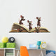 Mice reading book Wall Decal