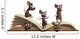 Mice reading book Wall Decal