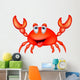 Cute Crab Cartoon Wall Decal