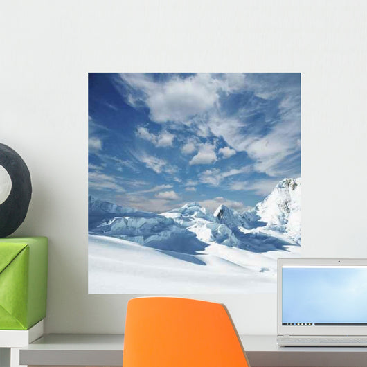 Snow-covered Mountain Wall Decal