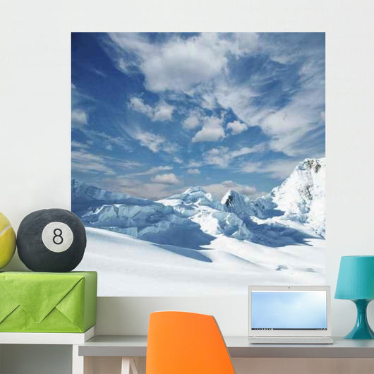Snow-covered Mountain Wall Decal