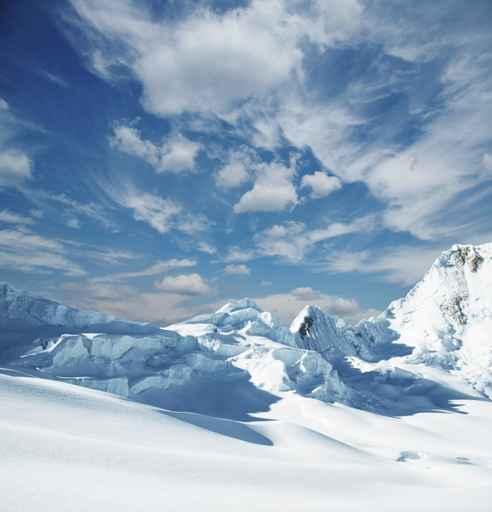 Snow-covered Mountain Wall Decal