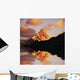 Sunset Mountain Wall Decal