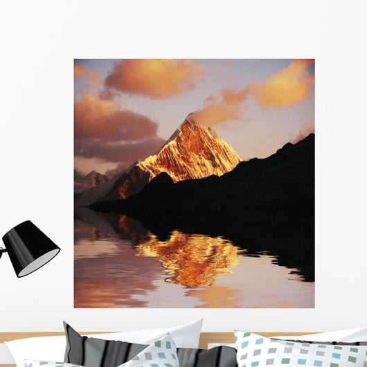 Sunset Mountain Wall Decal