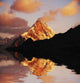 Sunset Mountain Wall Decal