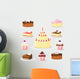 Sweet Pastry Cakes Wall Decal