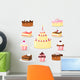 Sweet Pastry Cakes Wall Decal