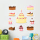 Sweet Pastry Cakes Wall Decal