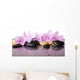 Pink Flowers and Black