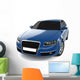 Blue Business-Class Car Wall Decal