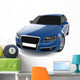 Blue Business-Class Car Wall Decal