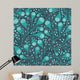 Abstract Seamless Floral Pattern Wall Decal
