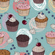 cupcake bakery Wall Mural