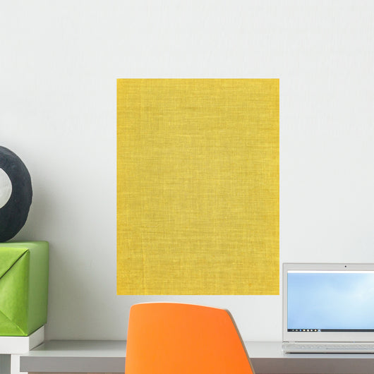 Endless Yellow Fabric Wall Decal