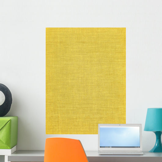Endless Yellow Fabric Wall Decal