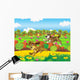 The Life on the Farm Wall Mural
