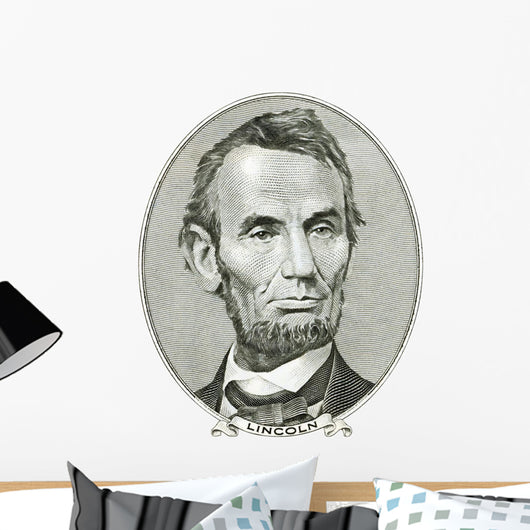 Portrait of Abraham Lincoln Wall Mural