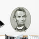 Portrait of Abraham Lincoln Wall Mural