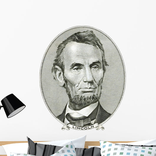 Portrait of Abraham Lincoln Wall Mural