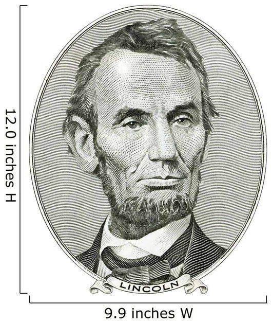 Portrait of Abraham Lincoln Wall Mural
