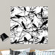 Seamless tree pattern Wall Mural