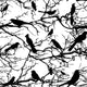 Seamless tree pattern Wall Mural
