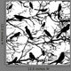 Seamless tree pattern Wall Mural