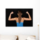 Strong Fitness Woman Showing