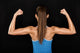 Strong Fitness Woman Showing