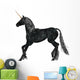 Black Unicorn Wall Decal