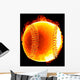 Baseball Fire Hot Serie Wall Mural
