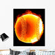 Baseball Fire Hot Serie Wall Mural